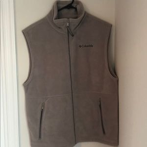 Mens Columbia (M) Vest  Light Beige
